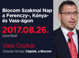 Biocom Szakmai Nap a Ferenczy-, Kónya- és Vass-ágon
