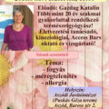 Egészség Est Aszódon Gazdag Katival