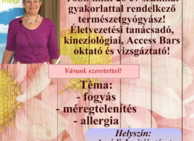 Egészség Est Aszódon Gazdag Katival