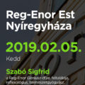 Reg-Enor Est Szabó Sigfriddel Nyíregyházán
