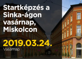Startképzés a Sinka-ágon vasárnap, Miskolcon