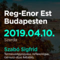 Reg-Enor Est Budapesten Szabó Sigfriddel a Hotel Platanusban