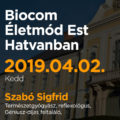 Biocom Életmód Est Hatvanban Szabó Sigfriddel