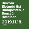Biocom Életmód Est Budapesten, a Benczúr Hotelben