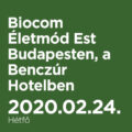 Biocom Életmód Est Budapesten, a Benczúr Hotelben