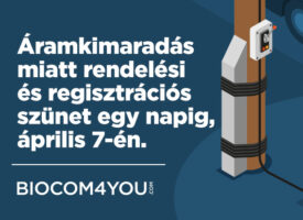 Áramkimaradás miatt rendelési és regisztrációs szünet egy napig, április 7-én