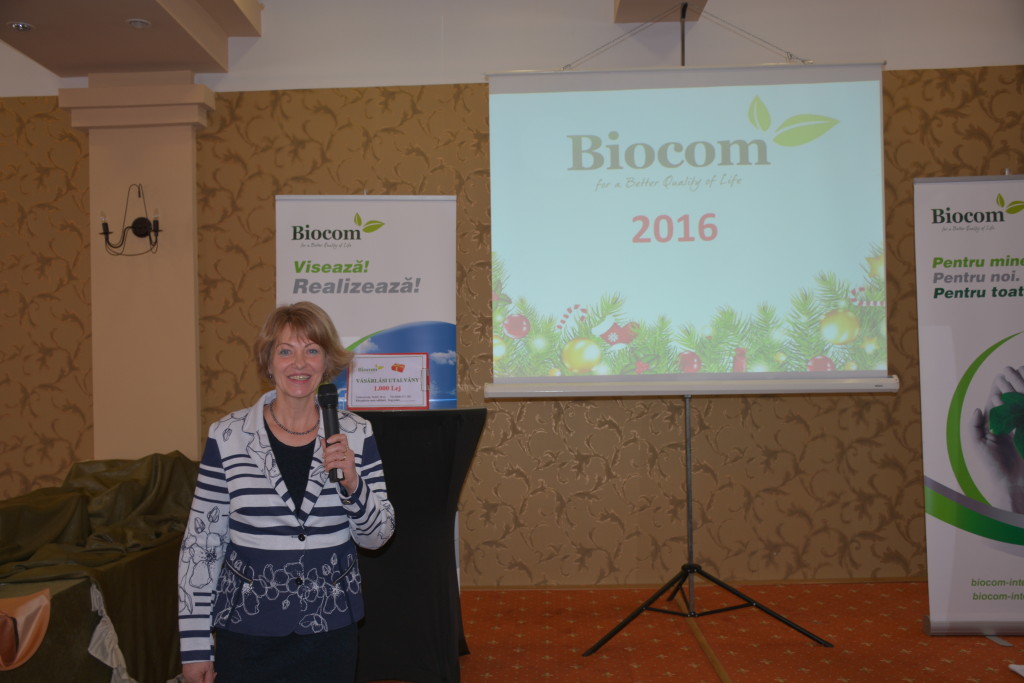 Borbáth Edit, a Biocom hálózat romániai partnercégének a vezetője