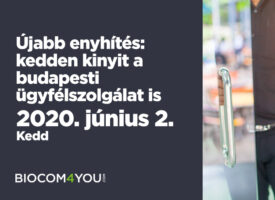 Újabb enyhítés: kedden kinyit a budapesti ügyfélszolgálat is
