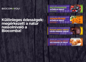 Különleges édességek érzékenyeknek, fogyókúrázóknak – megérkezett a natúr nassolnivaló a Biocomba!
