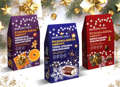 Szaloncukrok szezonja: újabb mentes finomságokkal bővült a Biocom karácsonyfára szánt édessége