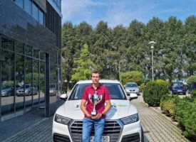 6000 kilométert hasított a céges nyereményautóval – Szabó Norbert Ezüst HV vezette 2 hónapig az Audit a Hermann-ágon