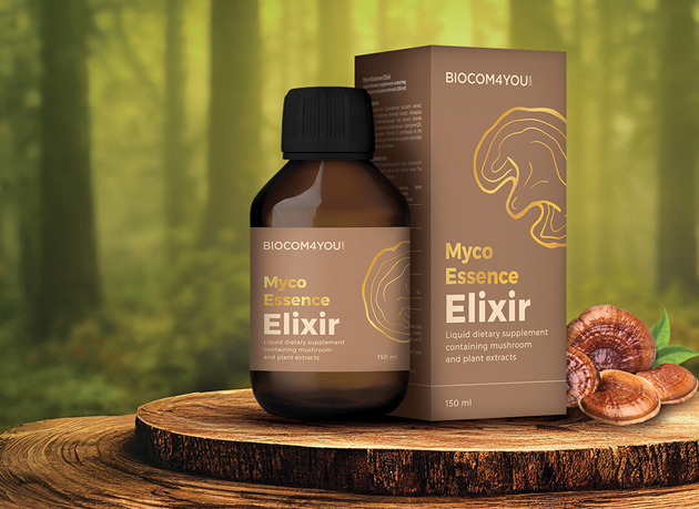 A természet esszenciája a MycoEssence Elixír – gyógygombák és növényi kivonatok folyékony formában a Biocomban