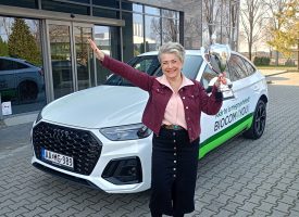 Másodszor járhatott jutalomból a céges autóval Simonics Éva Szlovákiában